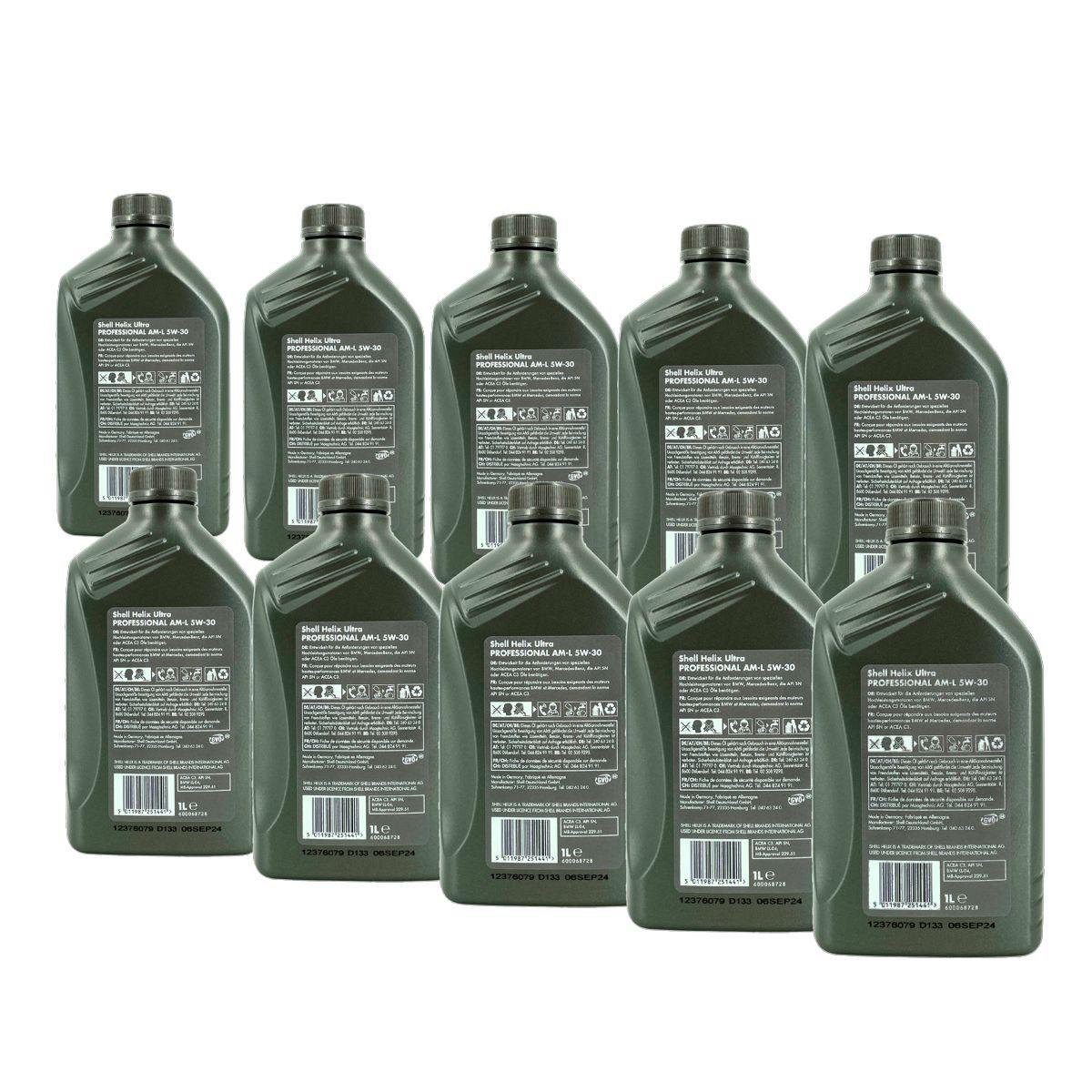 Shell Helix Ultra Professional AM-L 5W-30 10x1 Liter