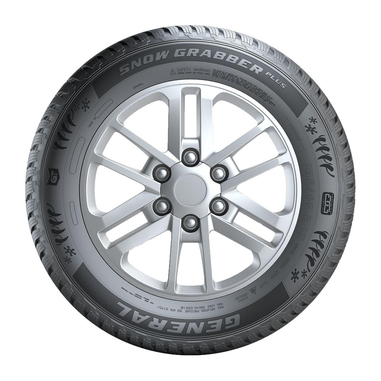 GENERAL TIRE SNOW GRABBER PLUS 235/60R18 107V XL FR BSW