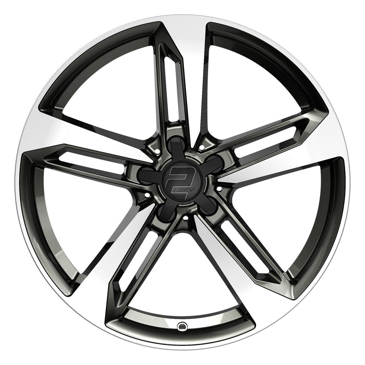WHEELWORLD-2DRV WH36 dark gunmetal full machined 8.0Jx18 5x112 ET48