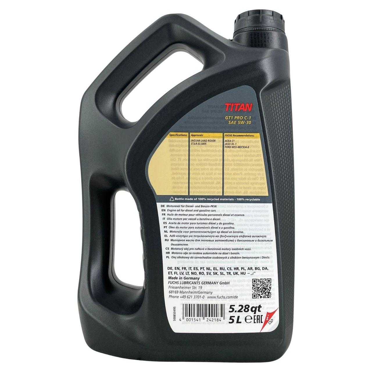 Fuchs Titan GT1 Pro C-1 5W-30 5 Liter