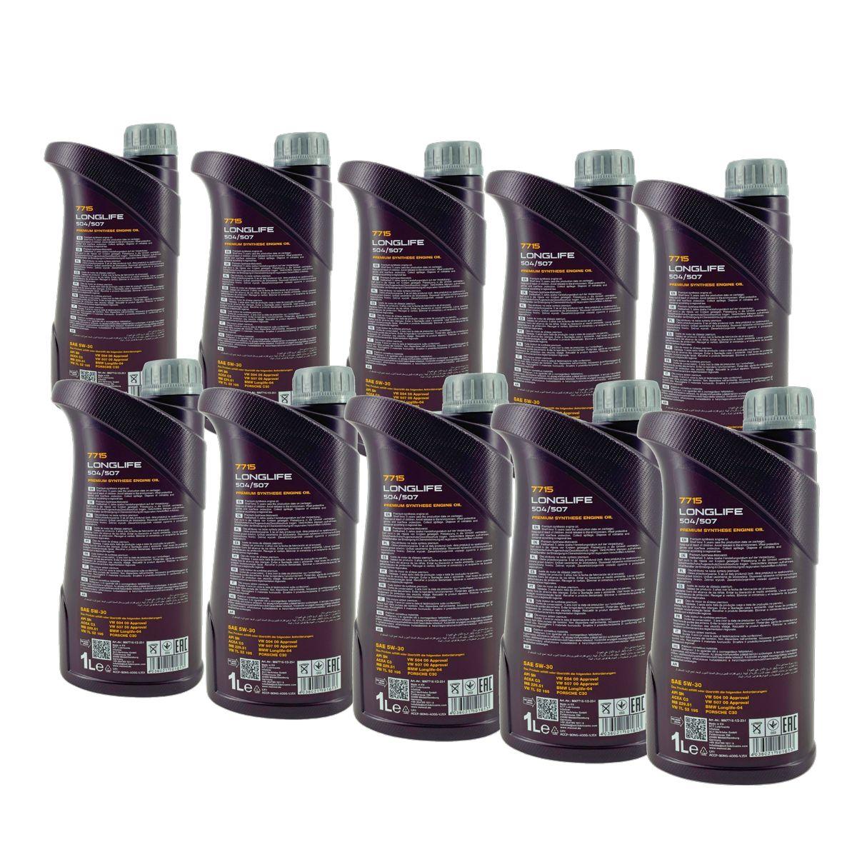 Mannol Longlife 504/507 5W-30 10x1 Liter