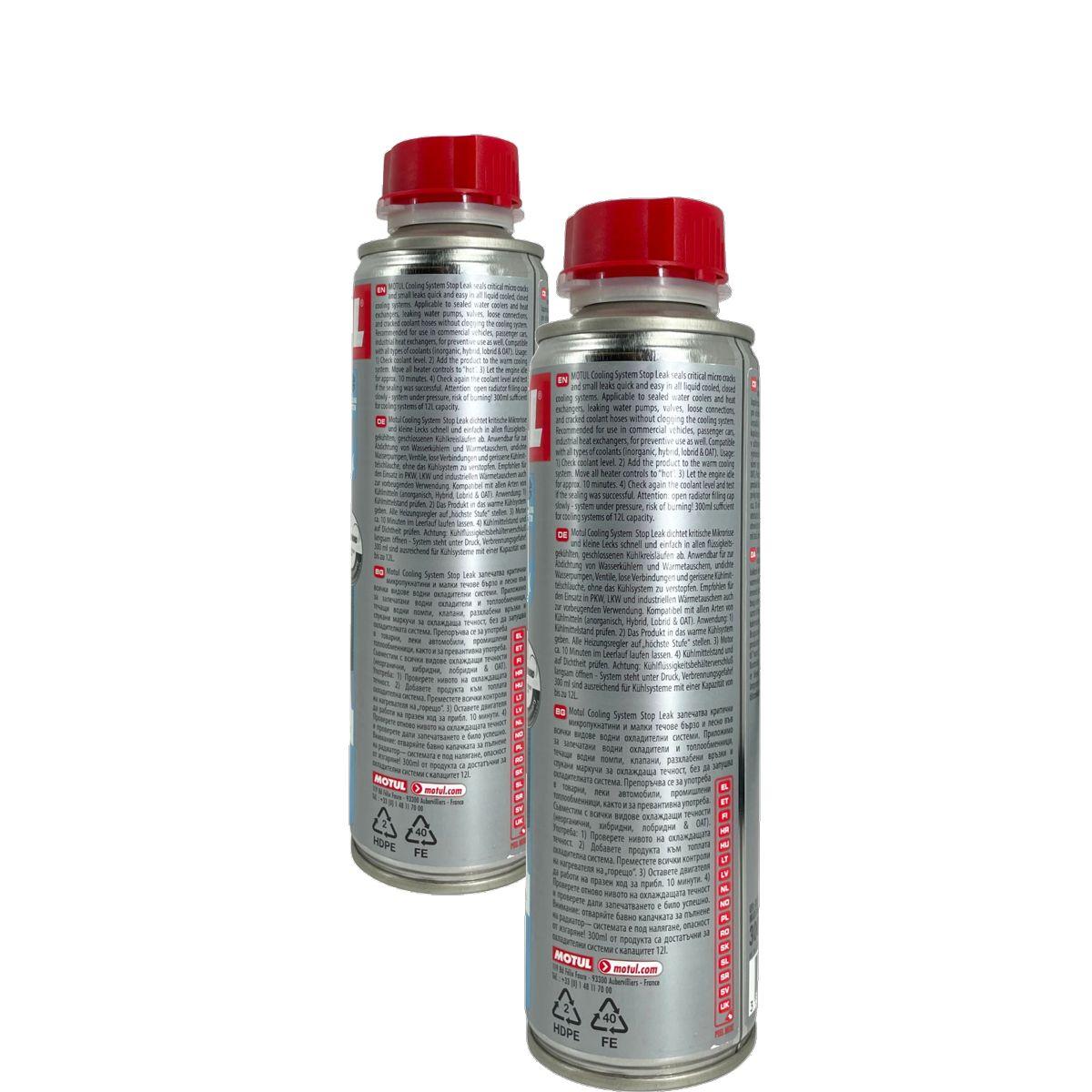 Motul Radiator Stop Leak Kühlerdichtungsmittel 2x300 ML
