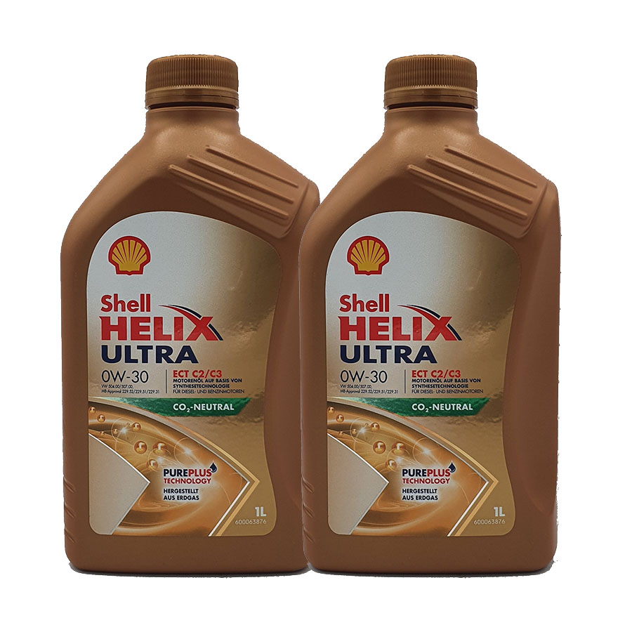 Shell Helix Ultra ECT C2 C3 0W-30 2x1 Liter