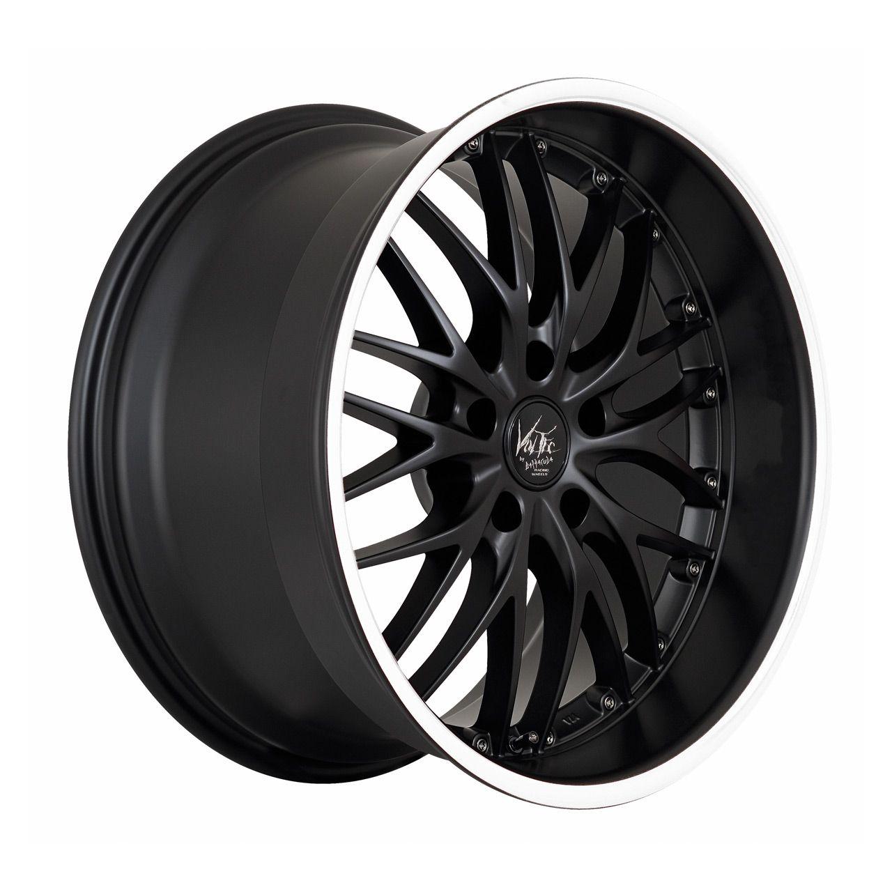 BARRACUDA VOLTEC T6 Higloss-Black/Inox-Lip 7.0Jx17 4x100 ET38