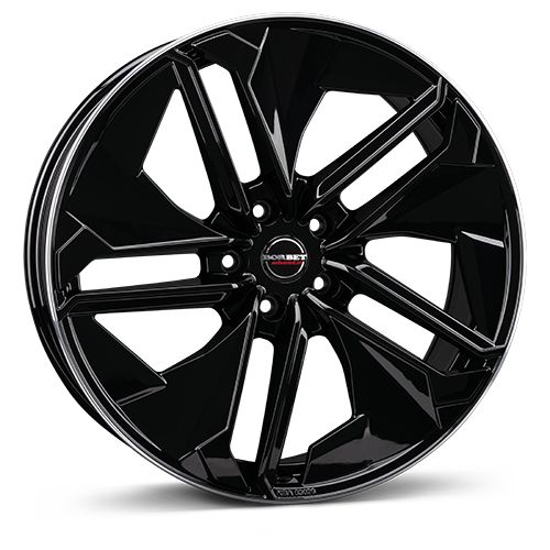 BORBET DESIGN TX black rim polished glossy 9.0Jx20 5x112 ET45