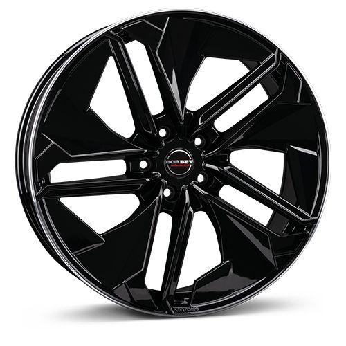 BORBET DESIGN TX black rim polished glossy 9.0Jx20 5x112 ET30