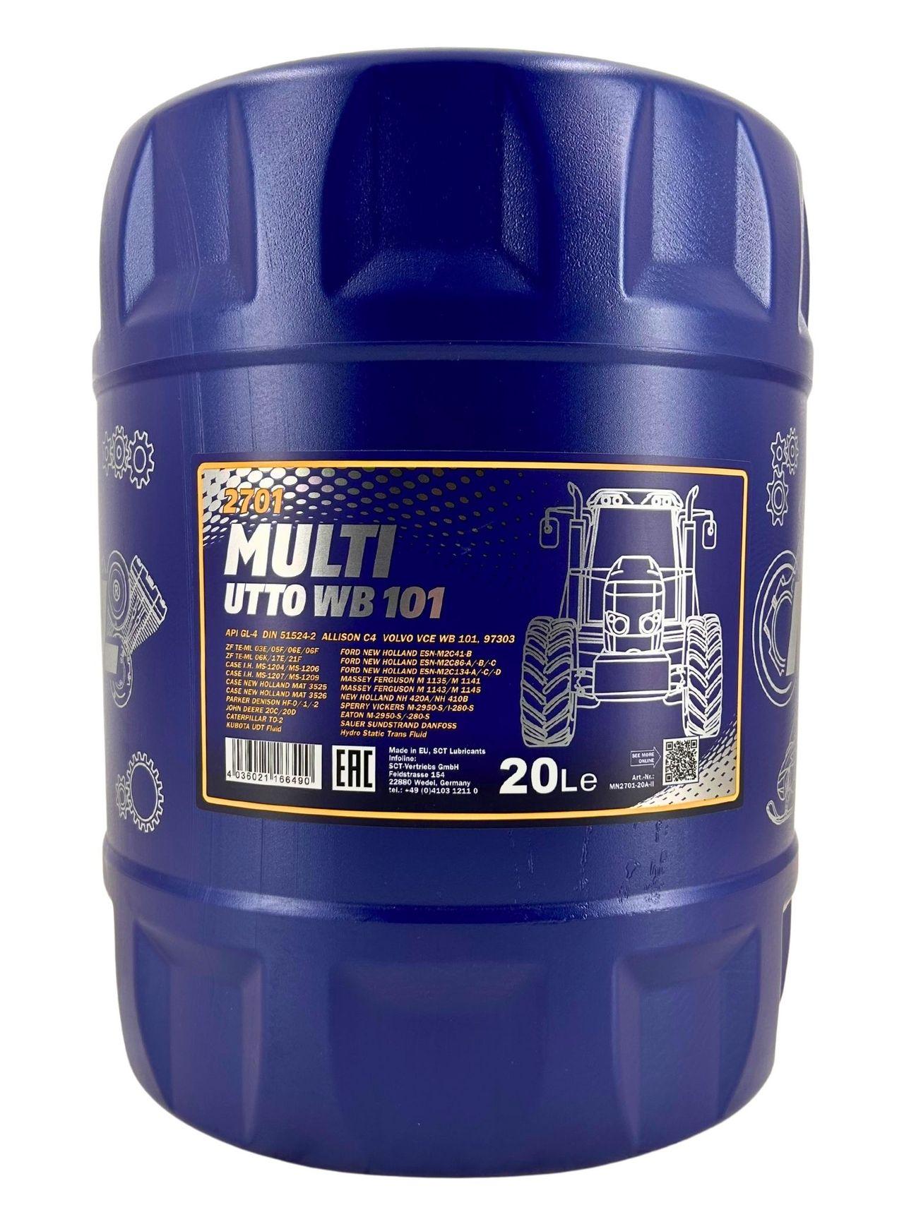 Mannol Multi UTTO WB 101 20 Liter