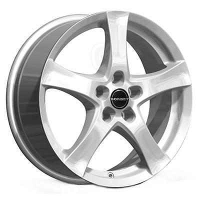 Borbet F Brilliant silver 6.5x16 5x108 ET50
