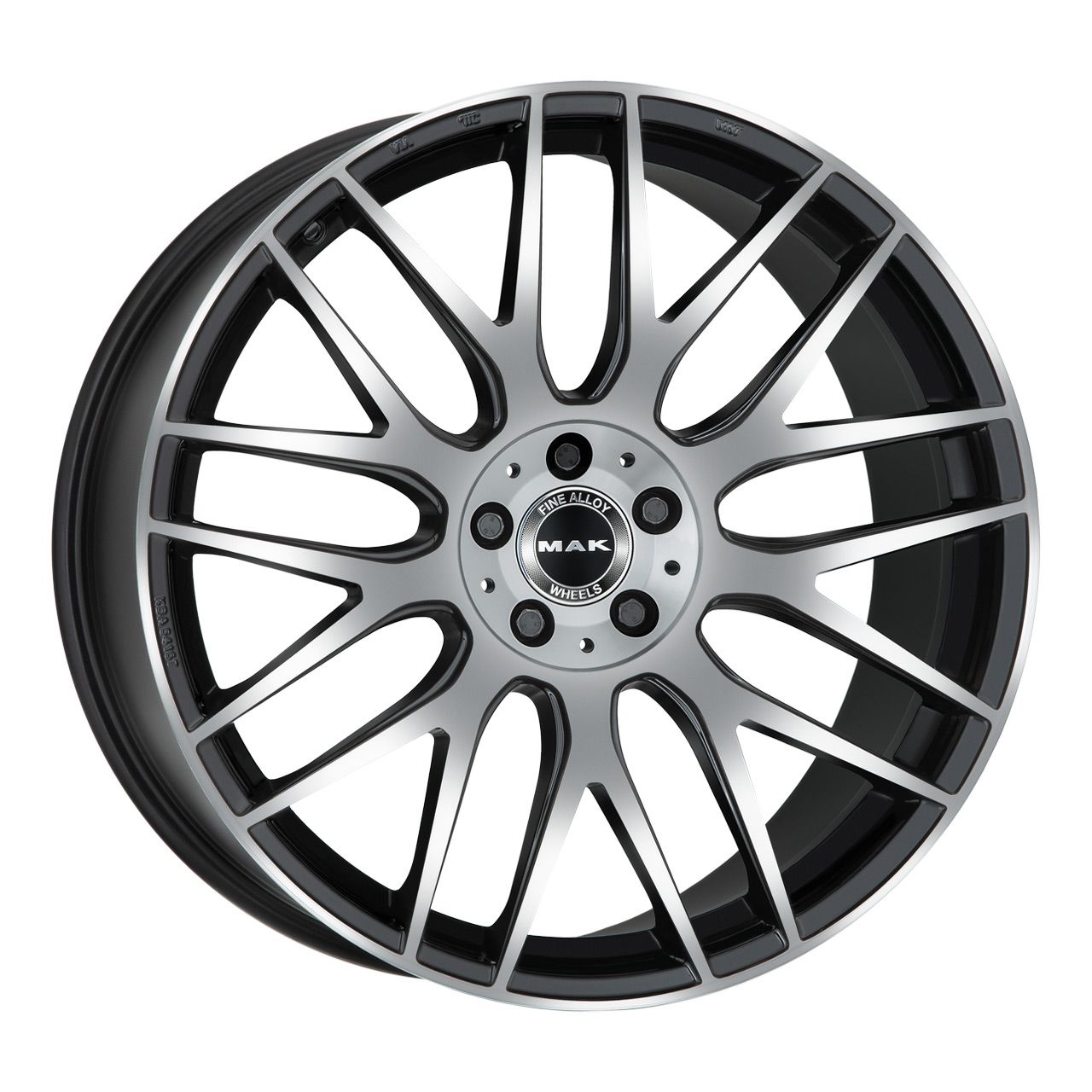 MAK ARROW gloss black mirror 8.0Jx18 5x112 ET50