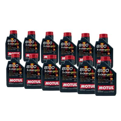 Motul 8100 X-clean GEN2 5W-40 12x1 Liter