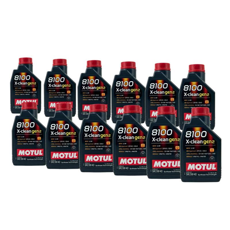 Motul 8100 X-clean GEN2 5W-40 12x1 Liter