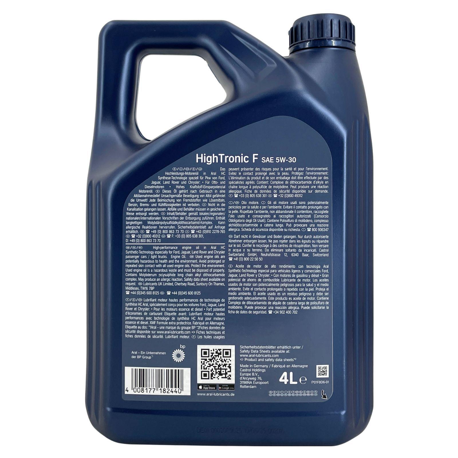 Aral HighTronic F 5W-30 4 Liter
