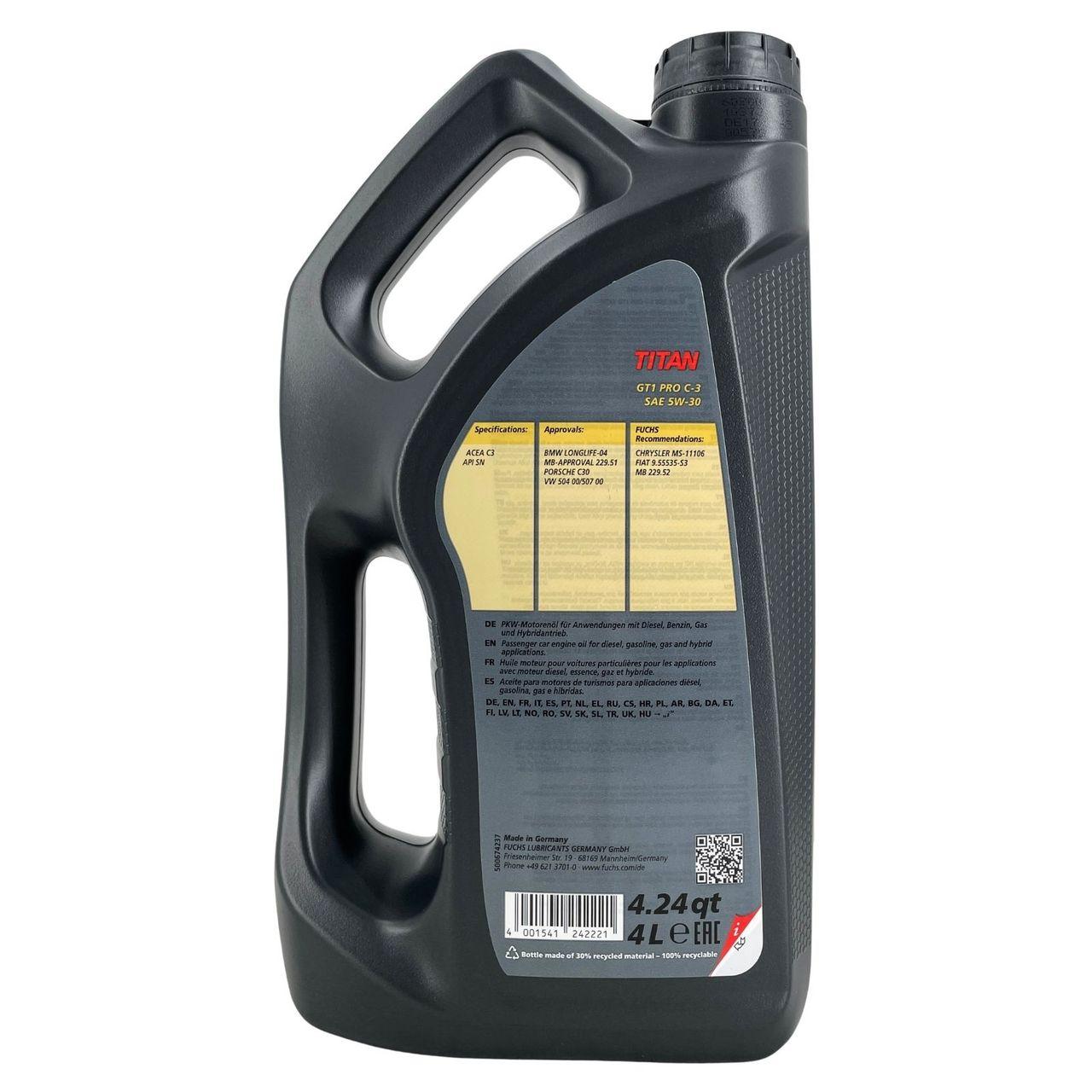 Fuchs Titan GT1 PRO C-3 5W-30 4 Liter