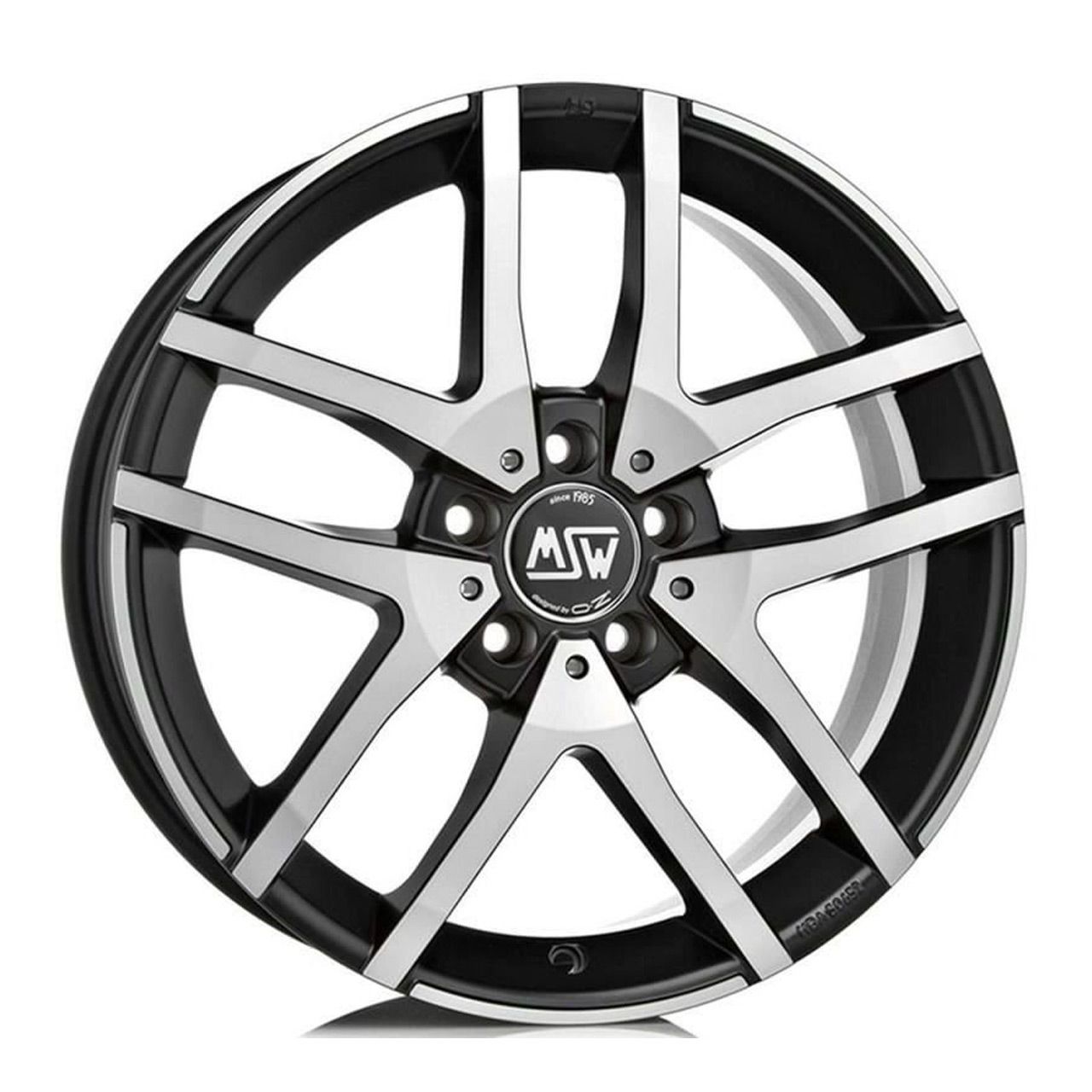 MSW (OZ) MSW 28 schwarzmatt poliert 6.5Jx16 5x112 ET38