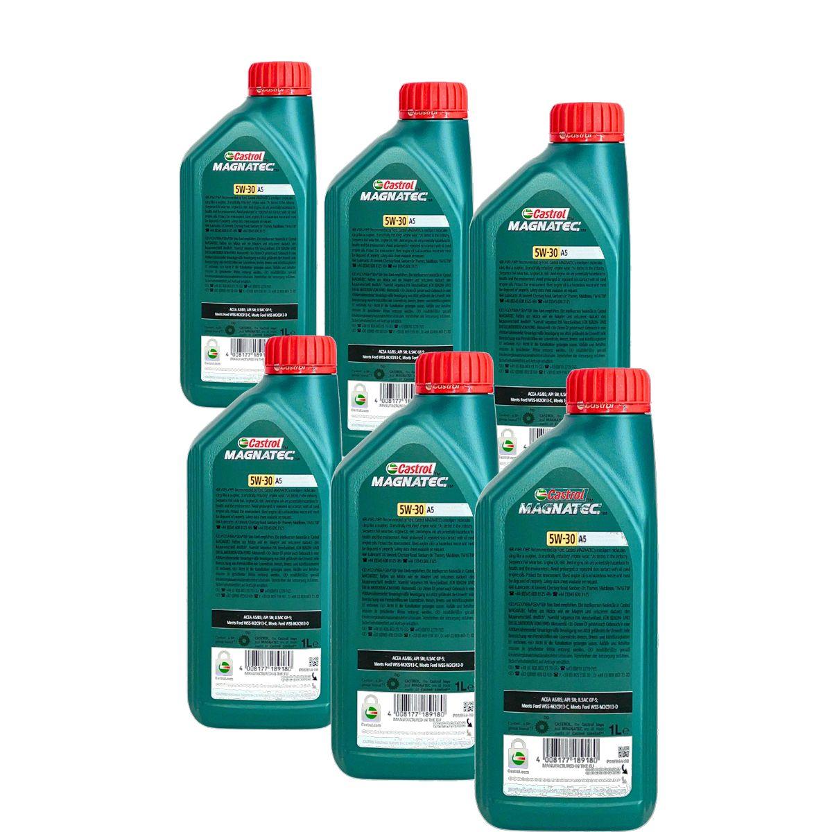 Ford Castrol Magnatec 5W-30 A5 6x1 Liter