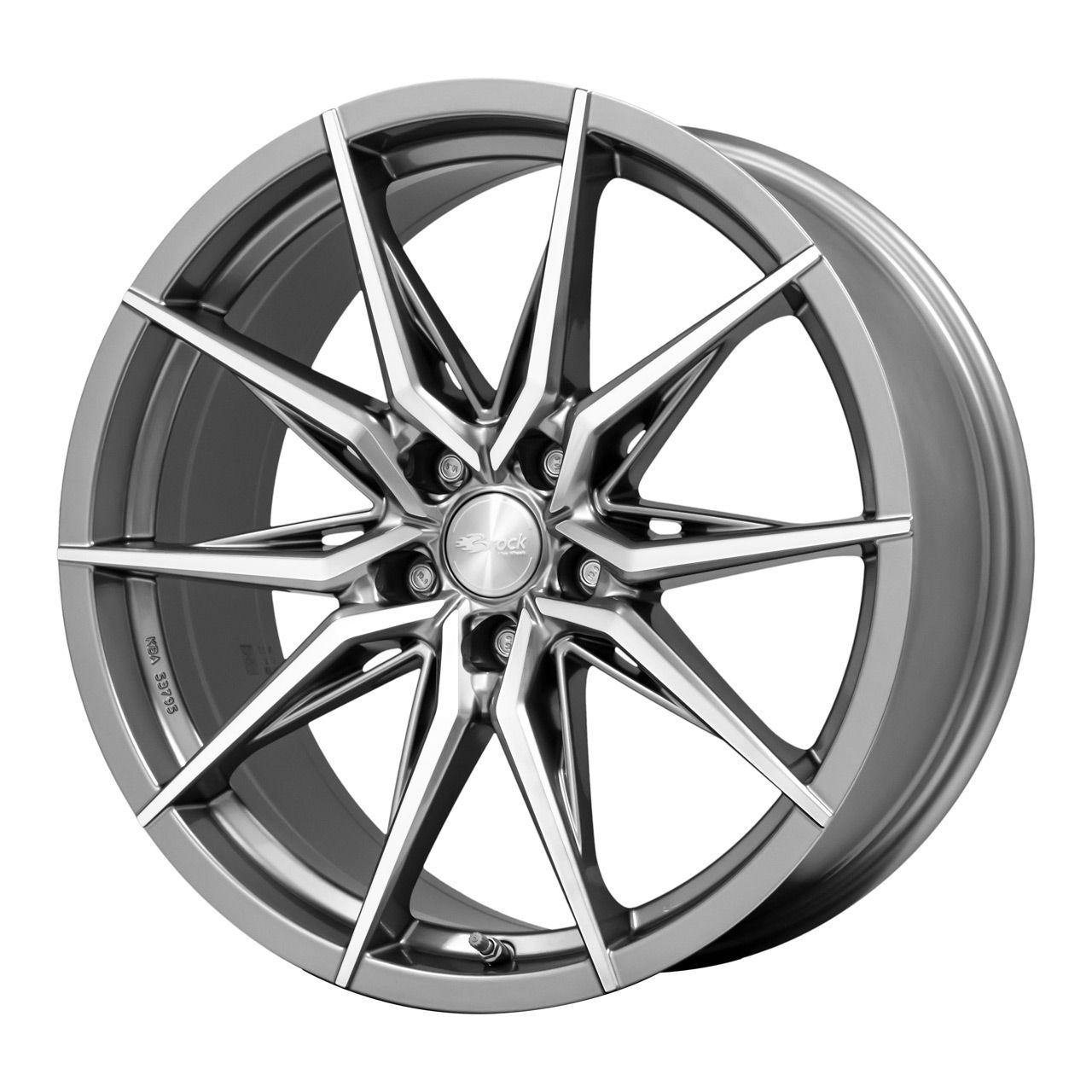 BROCK B42 ferric grey poliert (fgp) 9.5Jx20 5x112 ET35