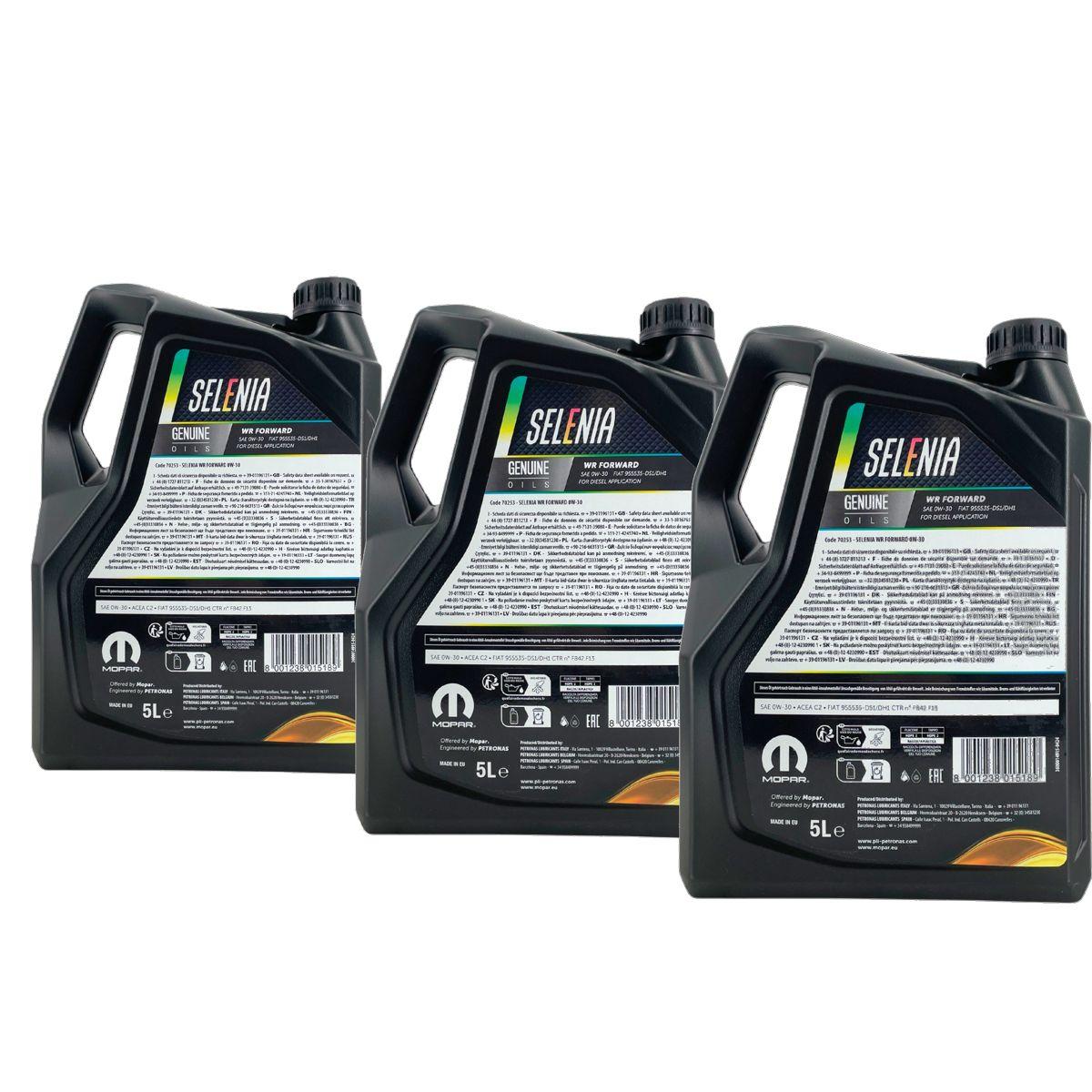 Selenia WR Forward 0W-30 3x5 Liter