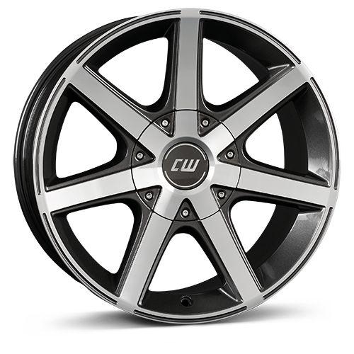 BORBET DESIGN CWE mistral anthrazit poliert 7.0Jx16 6x139.7 ET35
