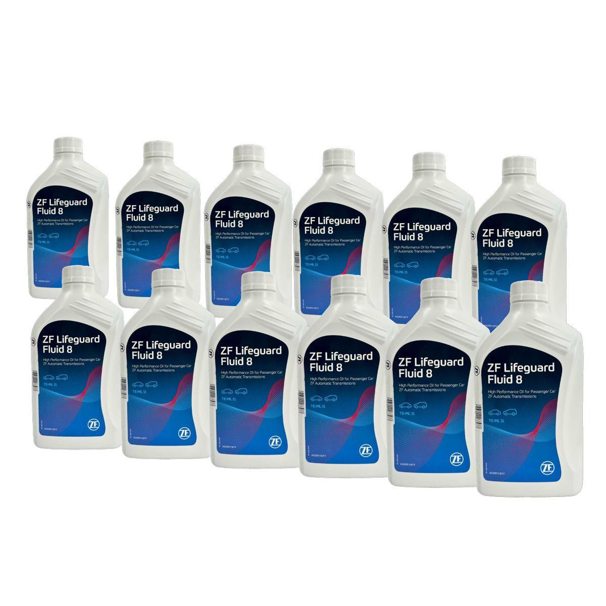 ZF Lifeguard 8 Getriebeöl 12x1 Liter