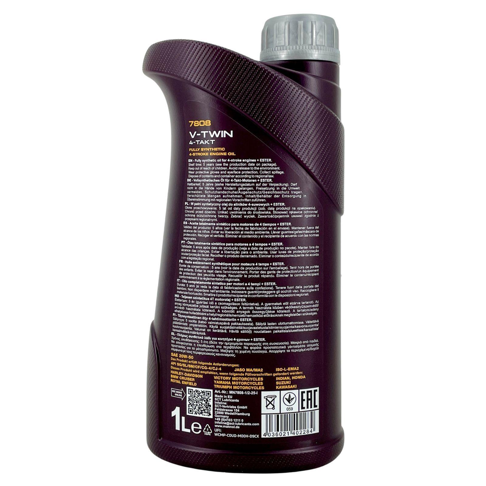 Mannol V-Twin 4-Takt 20W-50 1 Liter