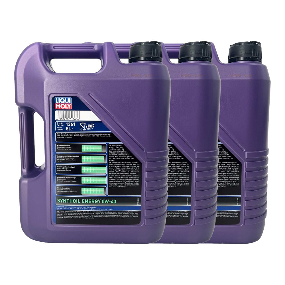 Liqui Moly Synthoil Energy 0W-40 3x5 Liter