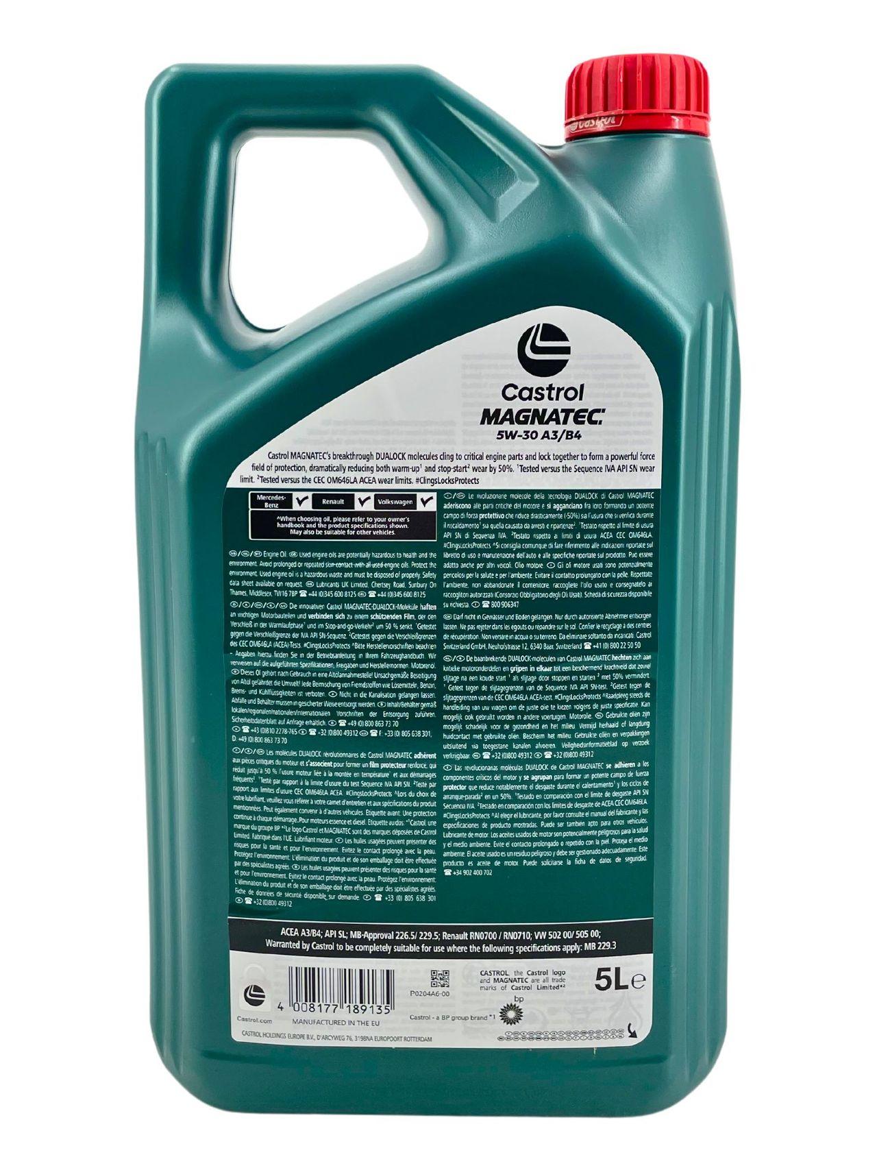 Castrol Magnatec 5W-30 A3/B4 5 Liter