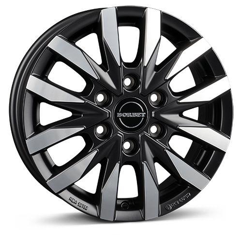 BORBET DESIGN CW6 black polished matt 6.5Jx16 6x130 ET54