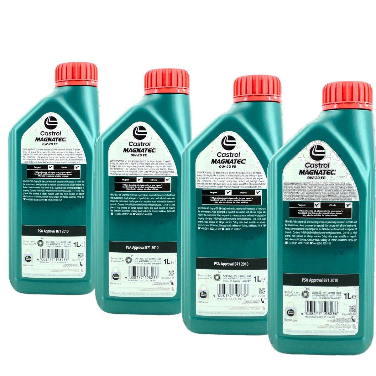 Castrol Magnatec 0W-20 FE 4x1 Liter