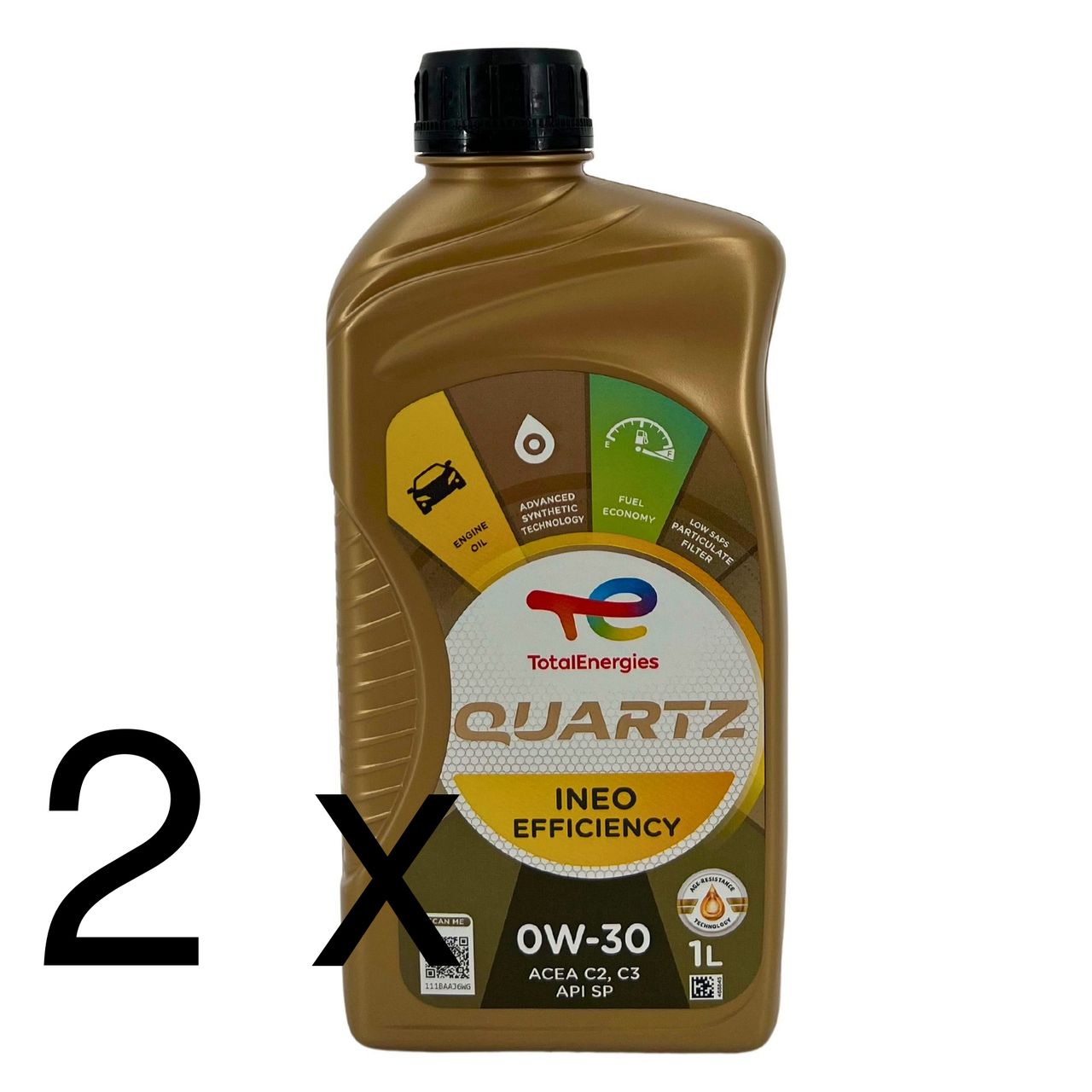 Total Quartz Ineo Efficiency 0W-30 2x1 Liter