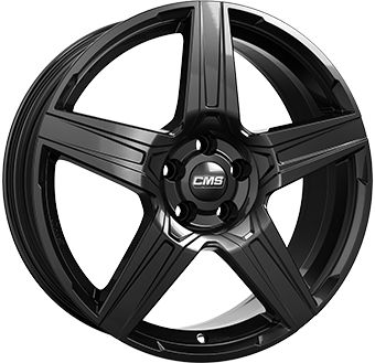 CMS C34-CBG ECE complete black gloss 7.0Jx17 5x112 ET43 CMS C34-CBG ECE complete black gloss 7.0Jx17 5x112 ET43