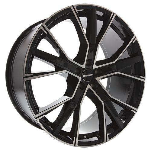 GMP GUNNER schwarz diamantgeschliffen 8.0Jx18 5x112 ET45