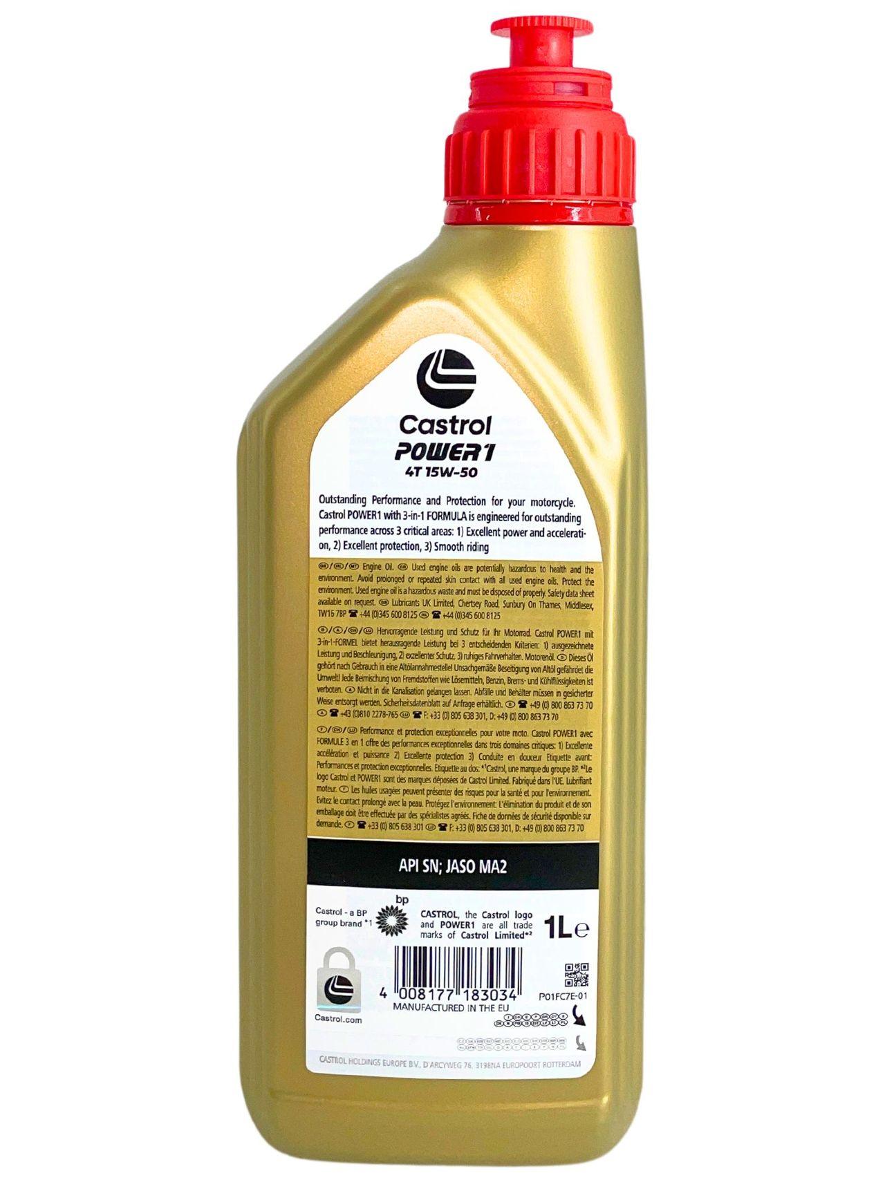Castrol Power 1 4T 15W-50 1 Liter