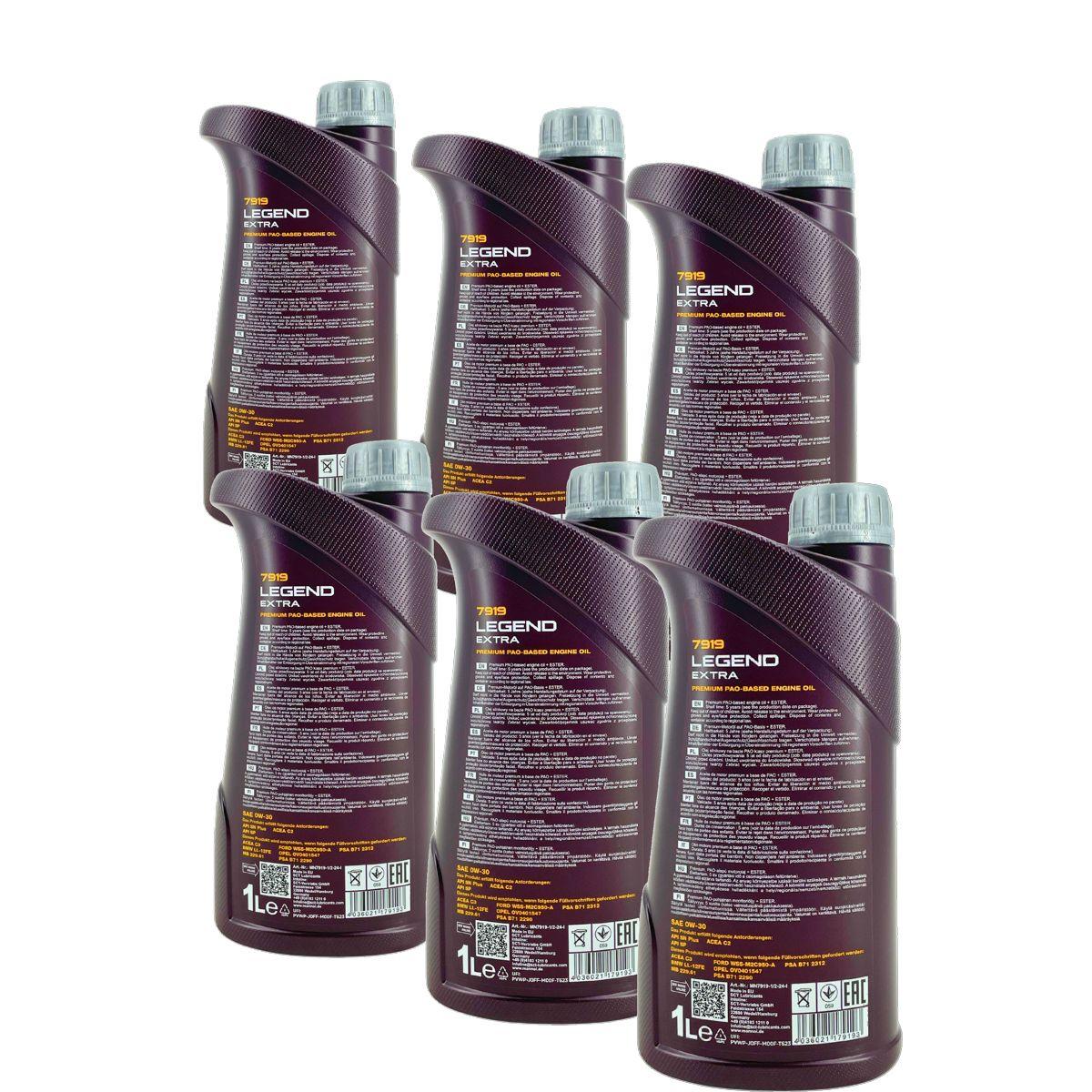 Mannol Legend Extra 0W-30 6x1 Liter