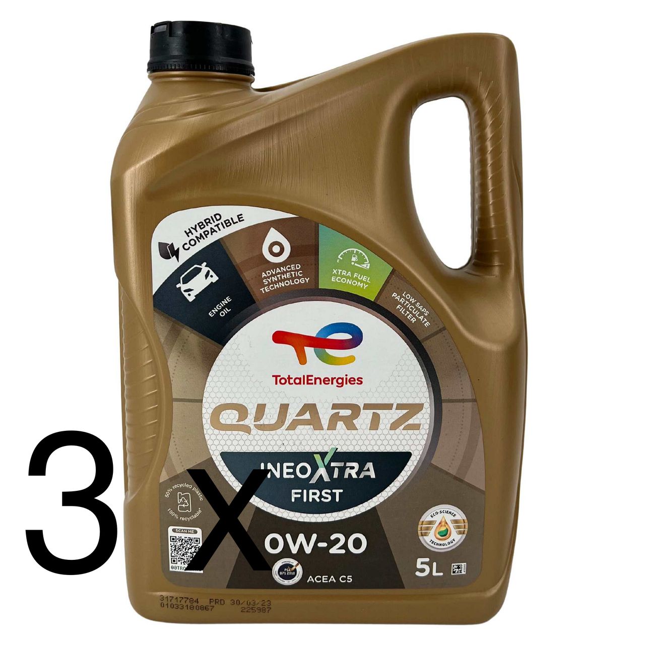 Total Quartz Ineo Xtra First 0W-20 3x5 Liter Total Quartz Ineo Xtra First 0W-20 3x5 Liter