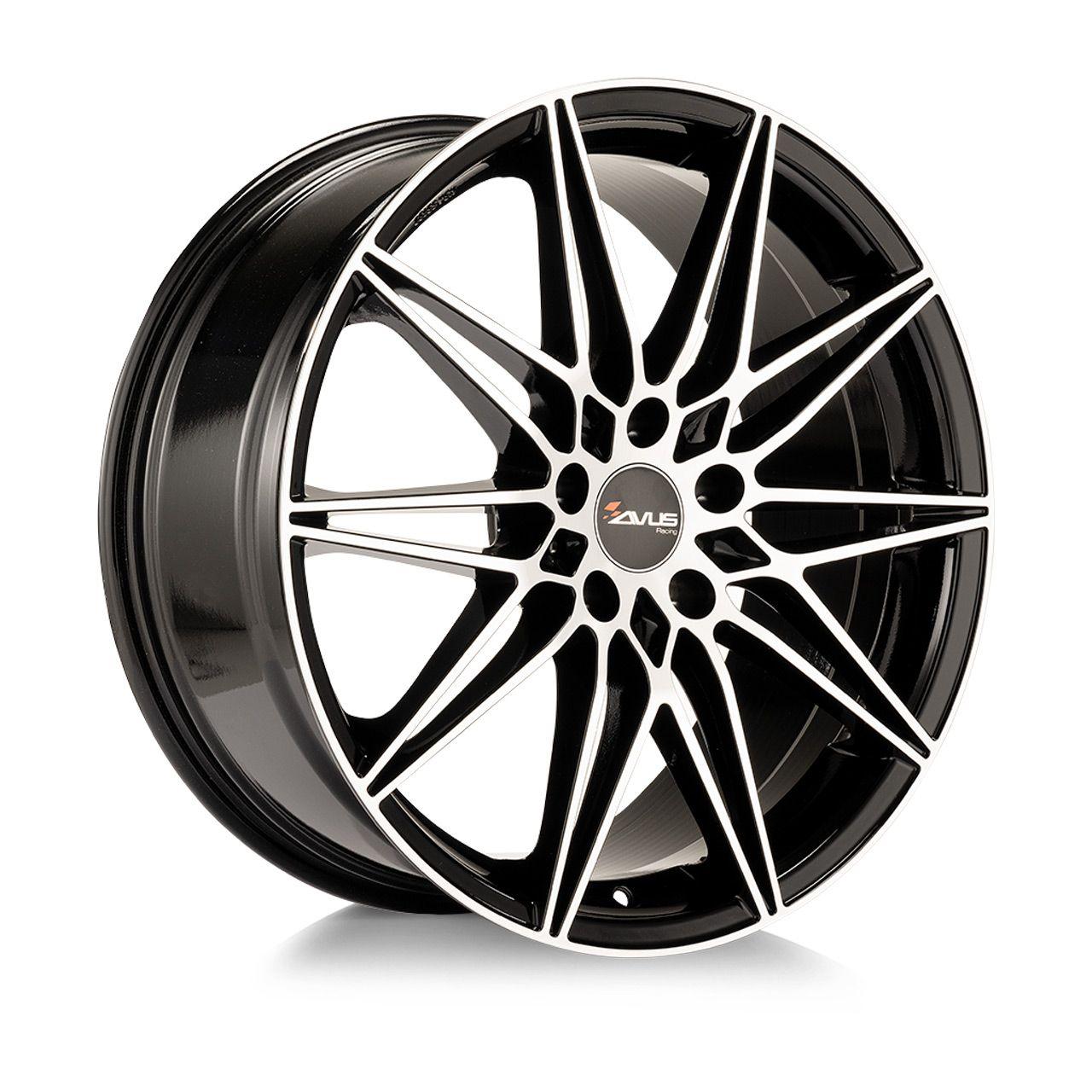 AVUS RACING AC-MB5 black polished 8.0Jx18 5x120 ET45