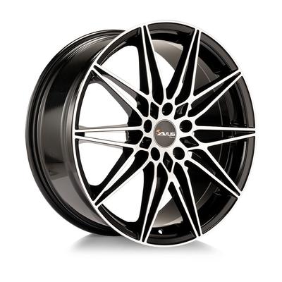 AVUS RACING AC-MB5 black polished 8.0Jx18 5x120 ET45