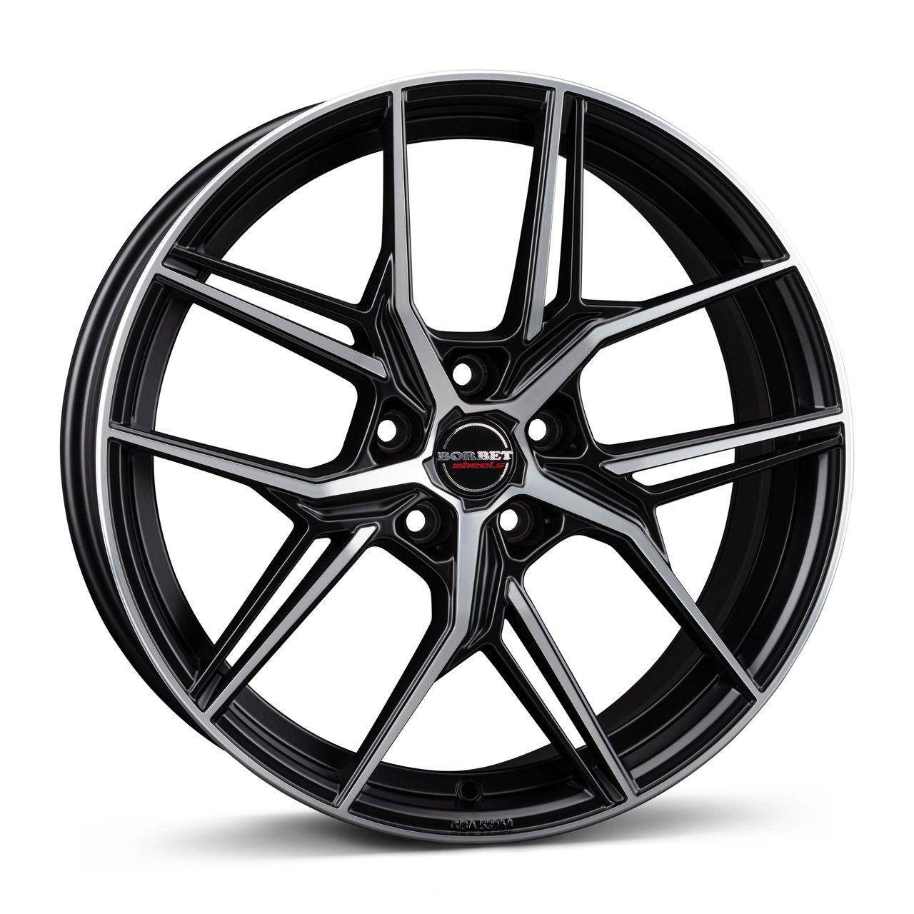 BORBET DESIGN QX black polished matt 8.5Jx20 5x110 ET31