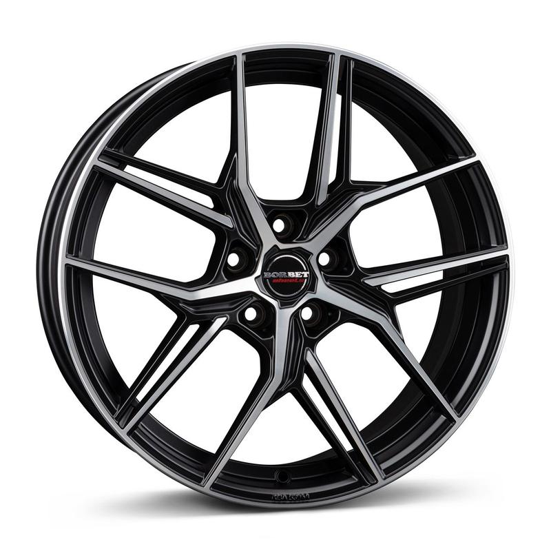 BORBET DESIGN QX black polished matt 8.5Jx20 5x110 ET31