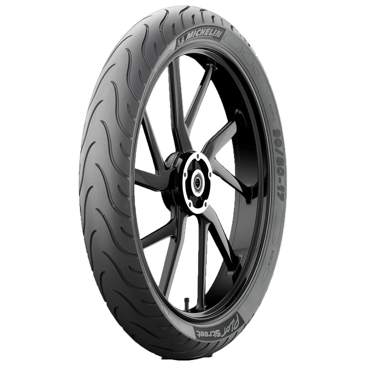 MICHELIN 100/80 - 17 M/C TL/TT 52S PILOT STREET