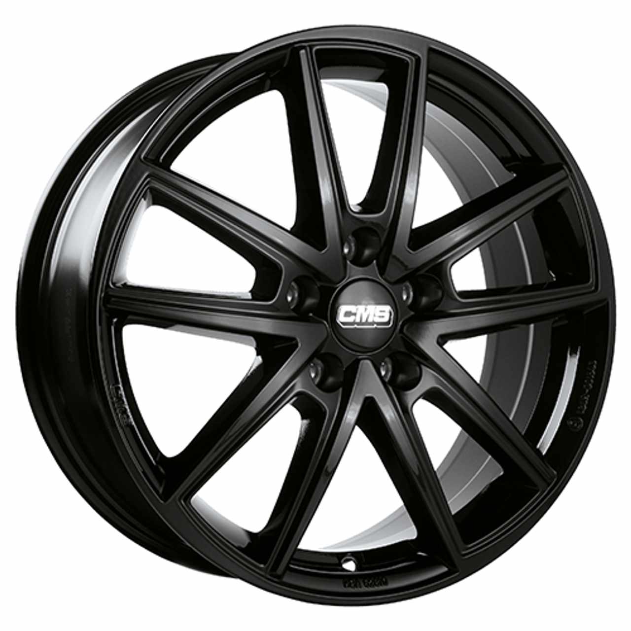 CMS C30-CBG complete black gloss 6.5Jx16 5x112 ET42