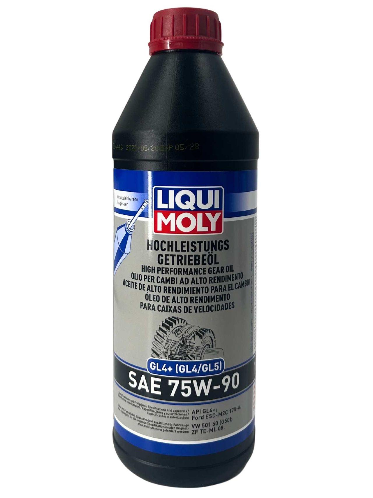 Liqui Moly Hochleistungs-Getriebeöl (GL4+) SAE 75W-90 1 Liter