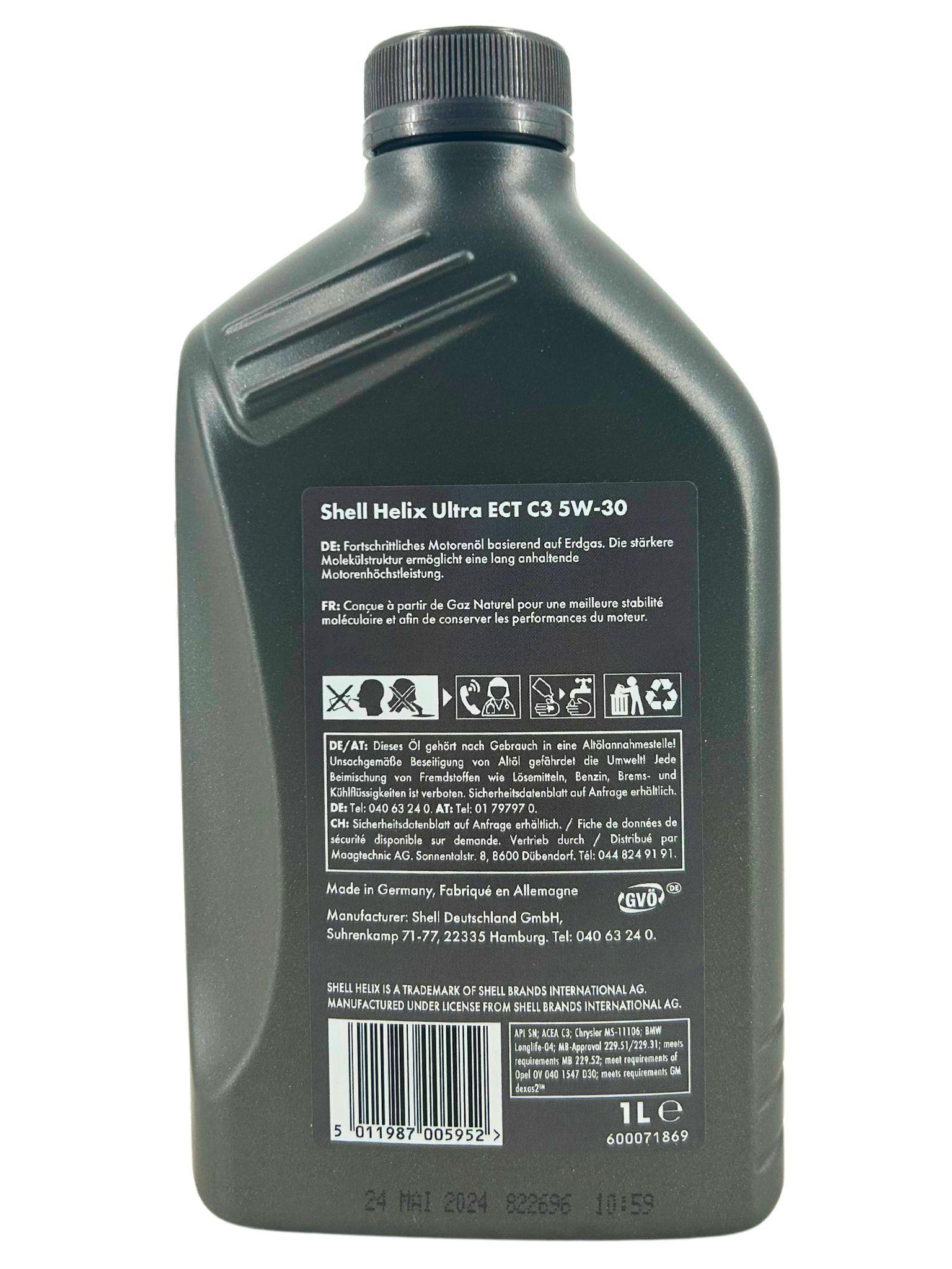 Shell Helix Ultra ECT C3 5W-30 1 Liter