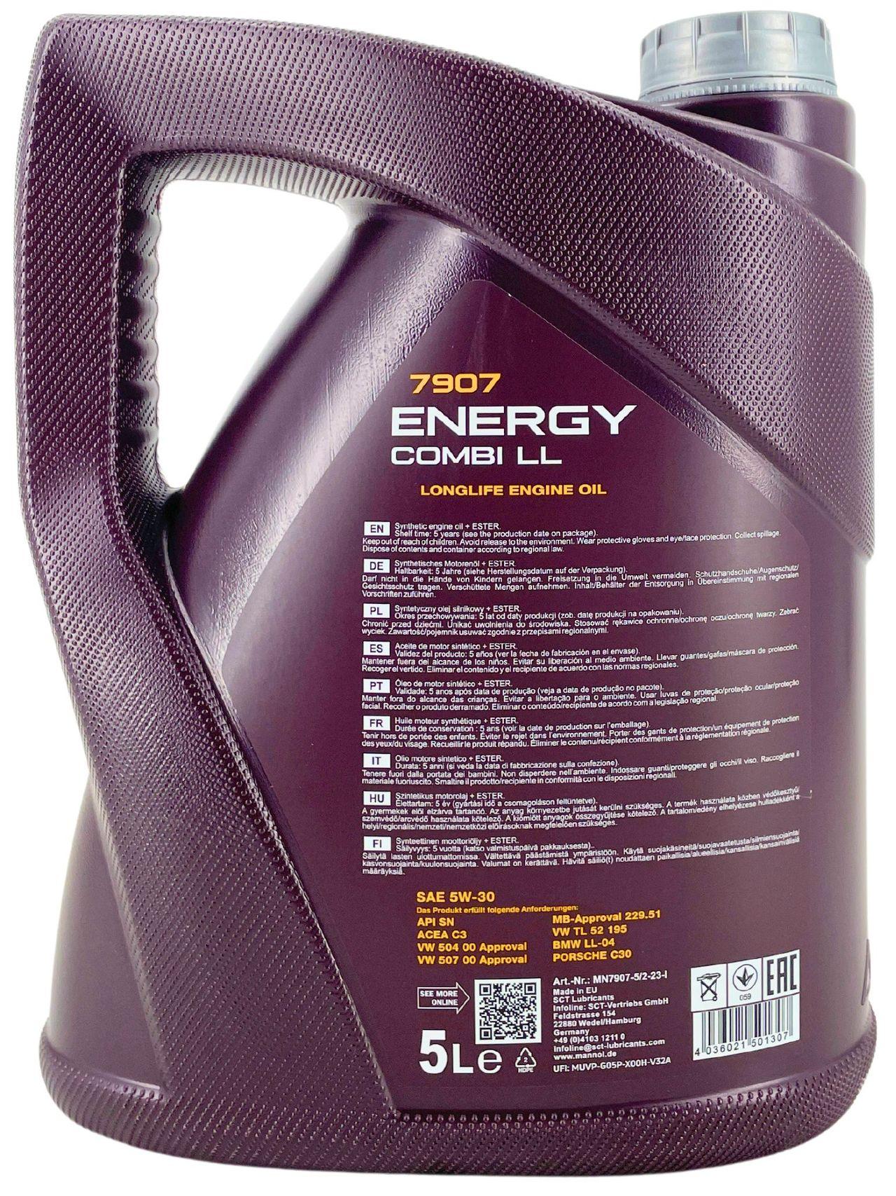 Mannol Energy Combi LL 5W-30 5 Liter