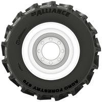 ALLIANCE 580/70 - 38 TL 160A8/157B AGRO FORESTRY 670 R-1W STEEL BELTED, ECE106
