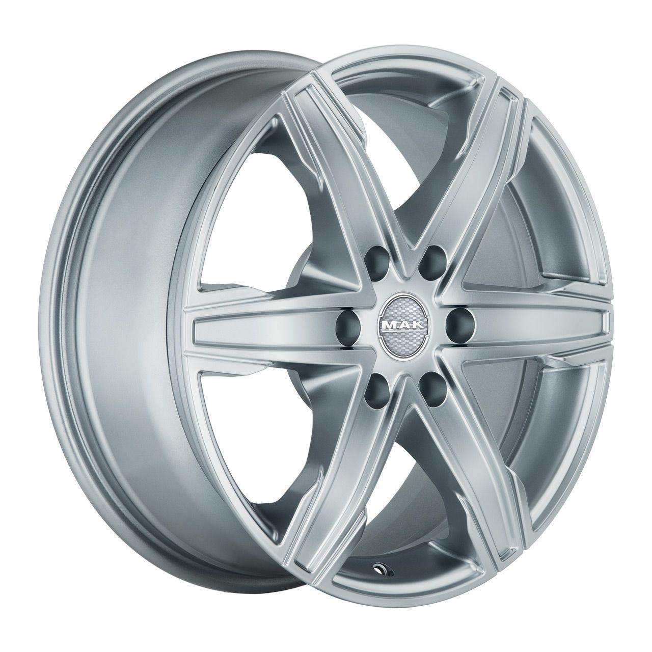 MAK KING 6 silber 8.0Jx18 6x130 ET50