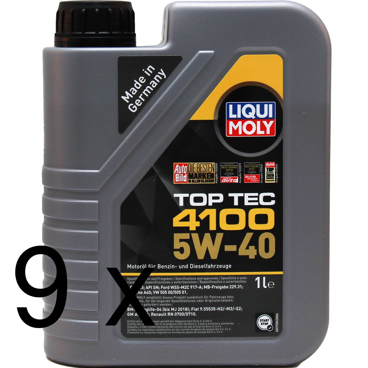 Liqui Moly Top Tec 4100 5W-40 9x1 Liter
