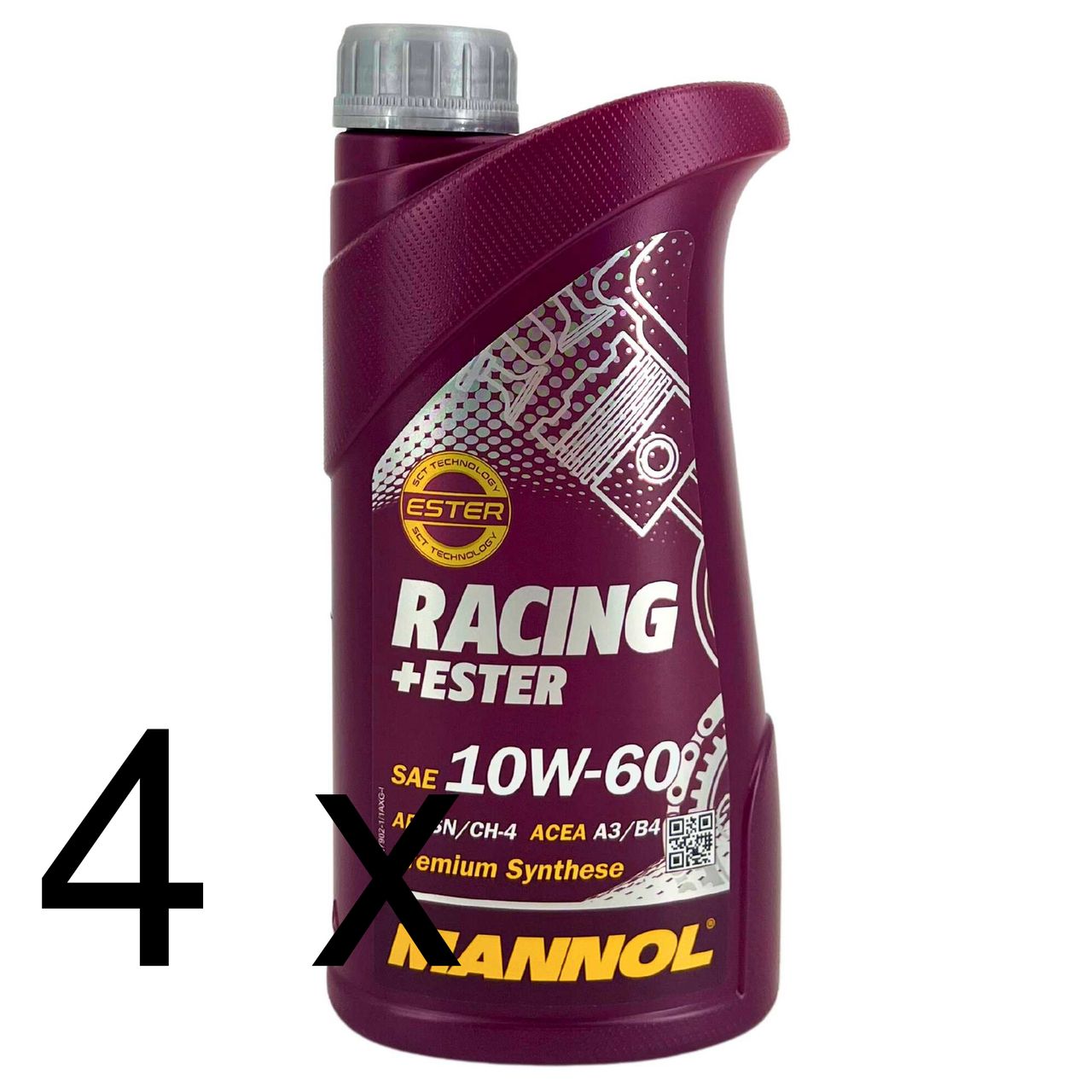 Mannol Racing + Ester 10W-60 4x1 Liter