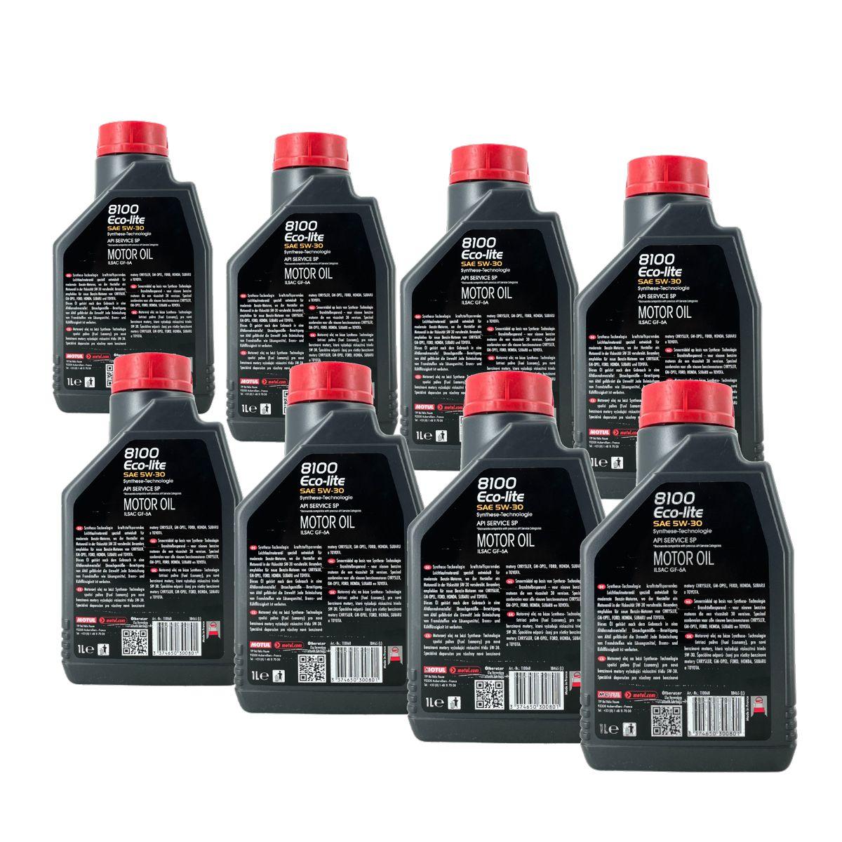 Motul 8100 Eco-lite 5W-30 8x1 Liter