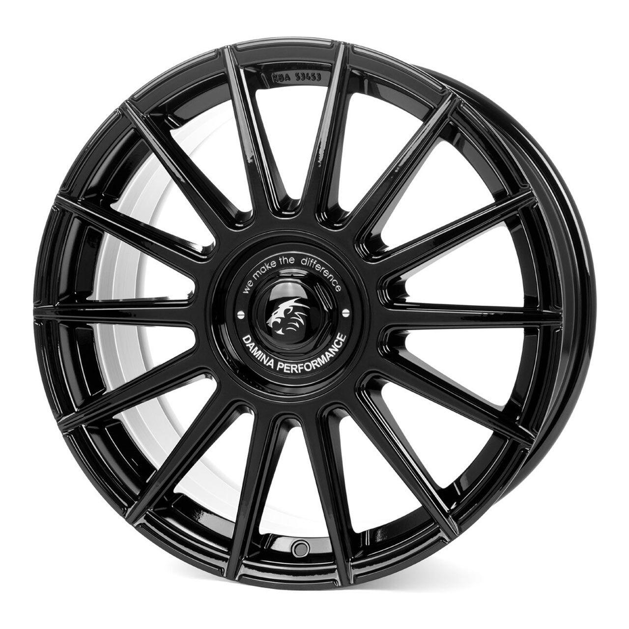 DAMINA PERFORMANCE DM09 black painted 8.0Jx18 5x112+120 ET35