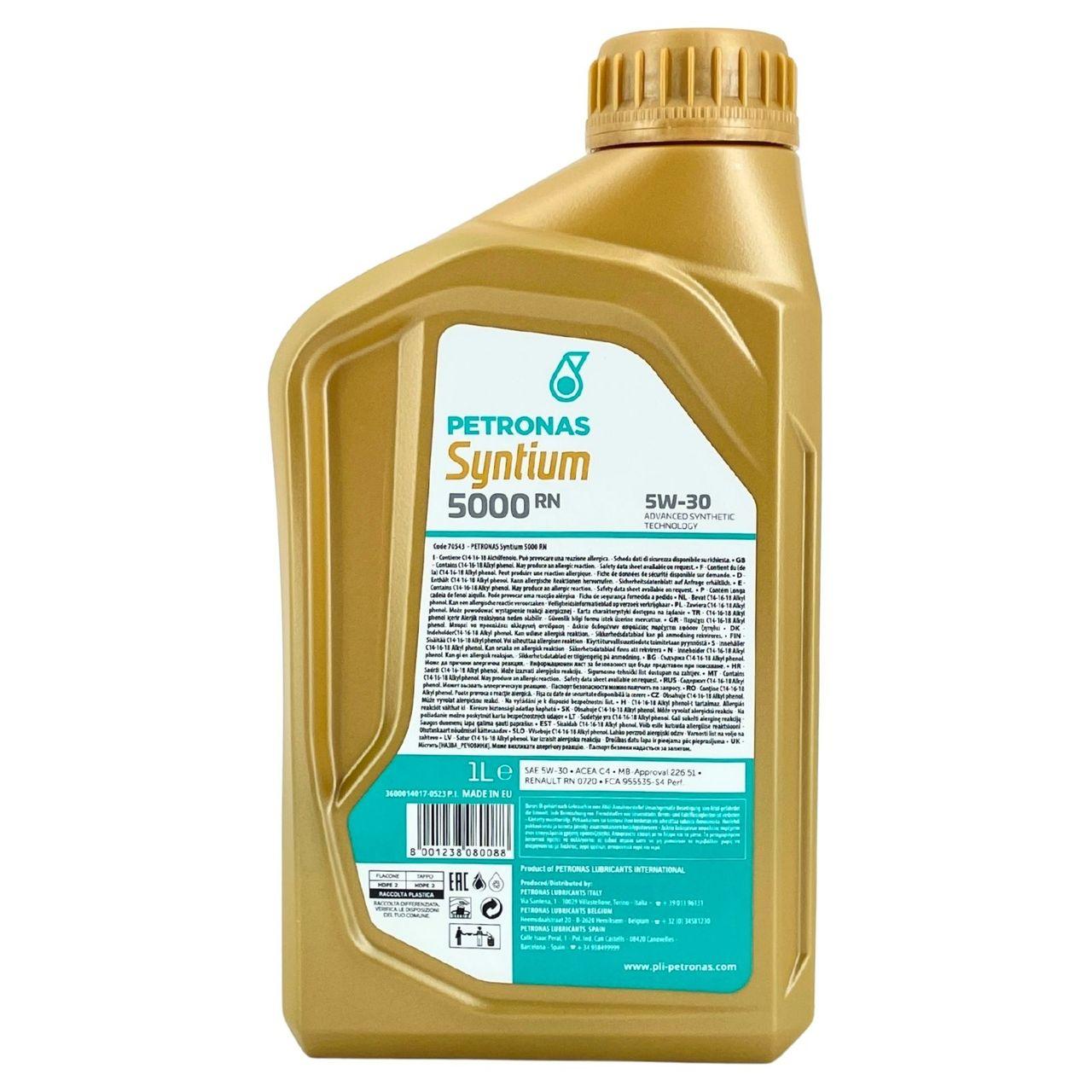 Petronas Syntium 5000 RN 5W-30 1 Liter